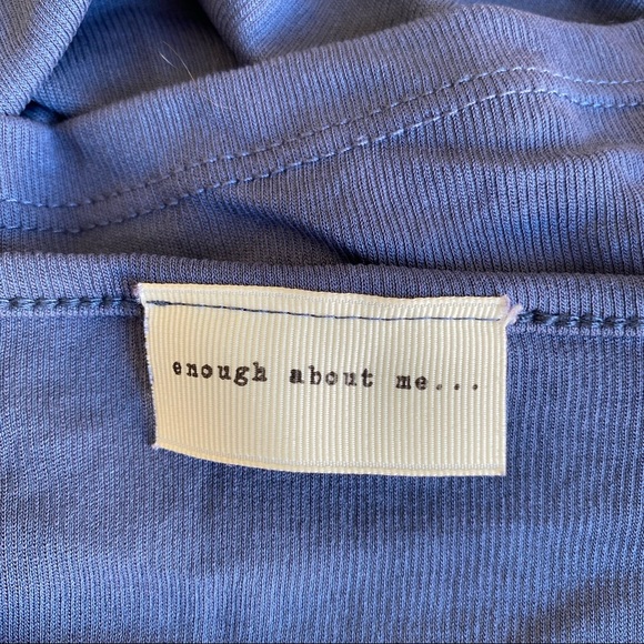 Enough About Me... Gray Cropped Tank Top - Picture 4 of 6